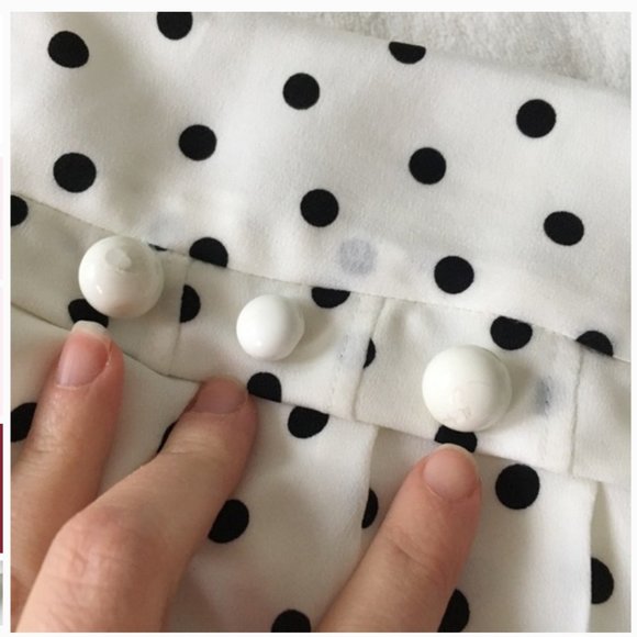 kate spade white black cabana dot jumpsuit 10 *PLEASE READ* - Picture 4 of 16